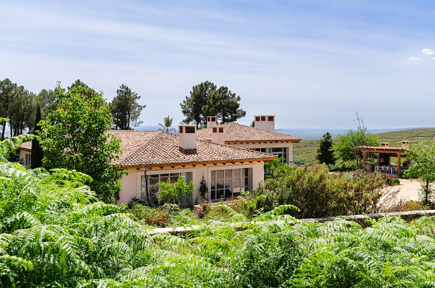 Arriving at your holiday home via a rural track